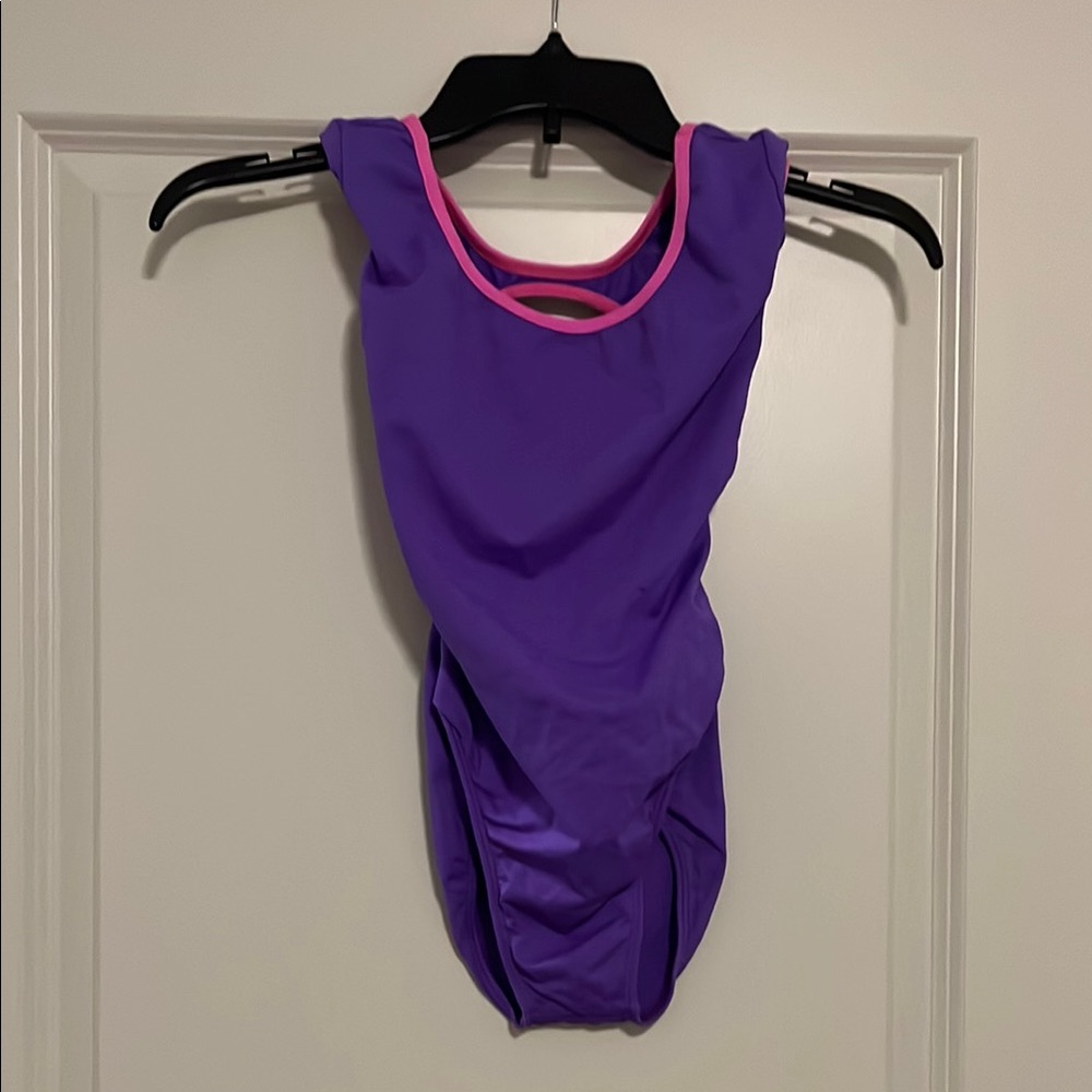 purple and pink leotard. Baltogs size small